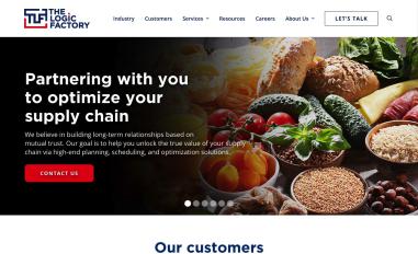 Schermafbeelding van thelogicfactory.com