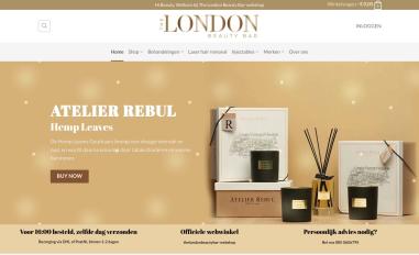 Schermafbeelding van thelondonbeautybar-webshop.nl