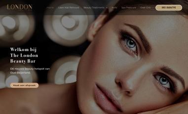 Schermafbeelding van thelondonbeautybar.nl