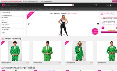 Schermafbeelding van themakleding.nu