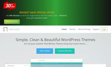 Schermafbeelding van themehorse.com