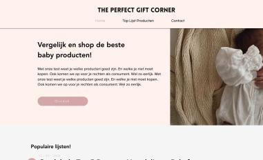 Schermafbeelding van theperfectgiftcorner.com