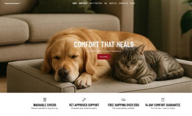 Schermafbeelding van thepetsanctuary.shop