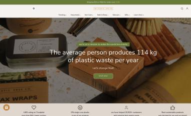 Schermafbeelding van theplasticfreecompany.com