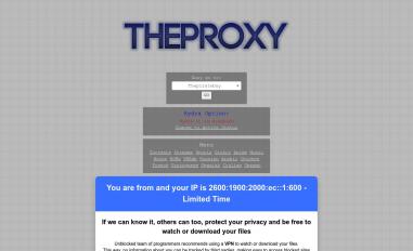 Schermafbeelding van theproxysite.info