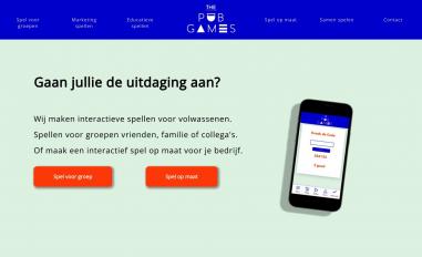 Schermafbeelding van thepubgames.nl