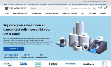 Schermafbeelding van thermopapier.be