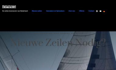 Schermafbeelding van thesailfactory.nl