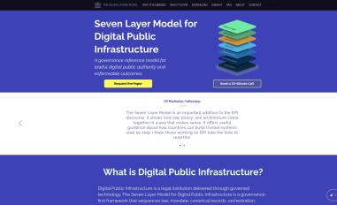 Schermafbeelding van thesevenlayers.org