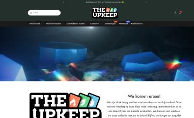 Schermafbeelding van theupkeep.nl