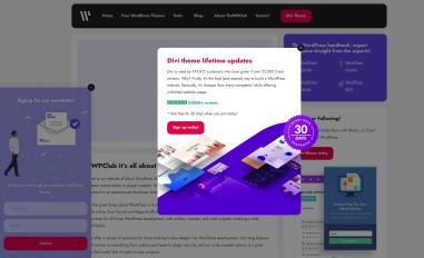 Schermafbeelding van thewpclub.com