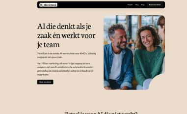 Schermafbeelding van think-tank.io