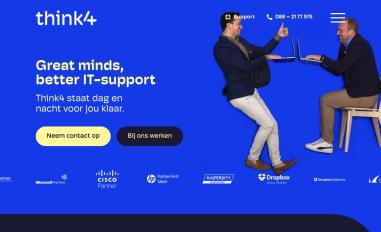 Schermafbeelding van think4.nl