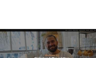 Schermafbeelding van thirtyfourcoffeeandmore.nl