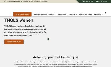 Schermafbeelding van thols.nl
