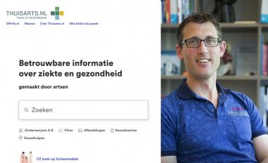 Schermafbeelding van thuisarts.nl