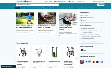 Schermafbeelding van thuiszorgwinkel.nl