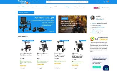 Schermafbeelding van thuiszorgwinkelxl.nl