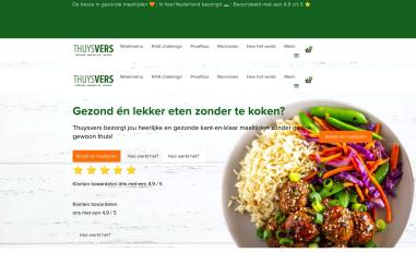 Schermafbeelding van thuysvers.nl