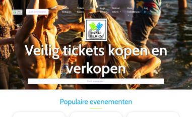 Schermafbeelding van ticketbeurs.nl