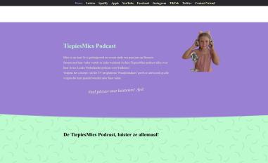 Schermafbeelding van tiepiesmies.nl
