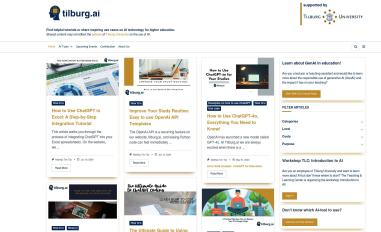 Schermafbeelding van tilburg.ai