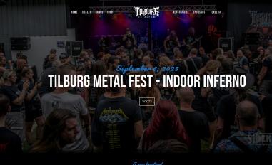 Schermafbeelding van tilburgmetalfest.nl