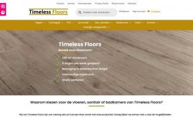Schermafbeelding van timelessfloors.nl