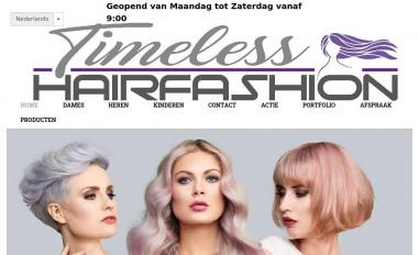 Schermafbeelding van timelesshairfashion.nl