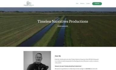 Schermafbeelding van timelessnarrativesproductions.com
