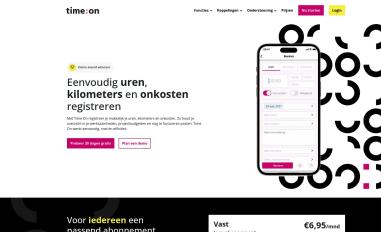 Schermafbeelding van timeon.nl