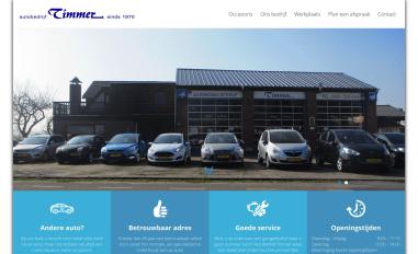 Schermafbeelding van timmerautobedrijf.nl
