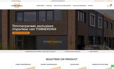 Schermafbeelding van timmerpaneel.nl
