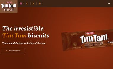 Schermafbeelding van timtamslam.nl