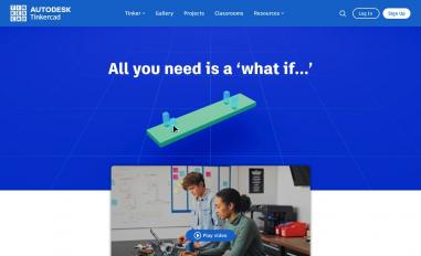 Schermafbeelding van tinkercad.com