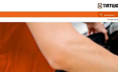Schermafbeelding van tintworks.nl