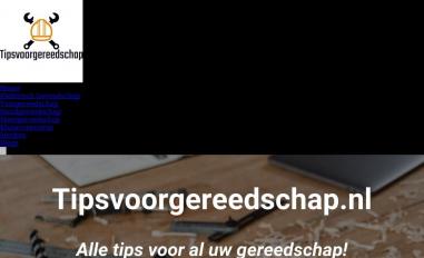 Schermafbeelding van tipsvoorgereedschap.nl