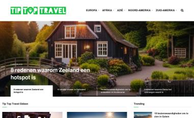 Schermafbeelding van tiptoptravel.nl