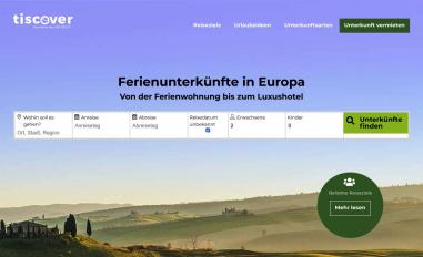 Schermafbeelding van tiscover.com