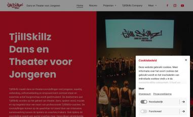 Schermafbeelding van tjillskillz.com