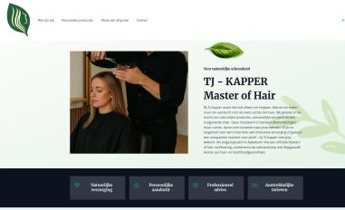 Schermafbeelding van tjkapper.nl