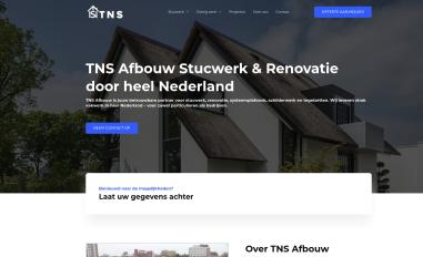 Schermafbeelding van tnsafbouw.nl
