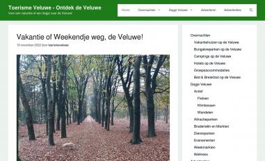 Schermafbeelding van toerismeveluwe.nl
