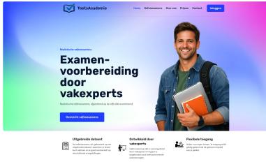 Schermafbeelding van toetsacademie.nl