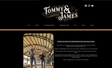 Schermafbeelding van tommyandjames.nl