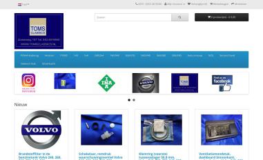 Schermafbeelding van tomsclassics.nl