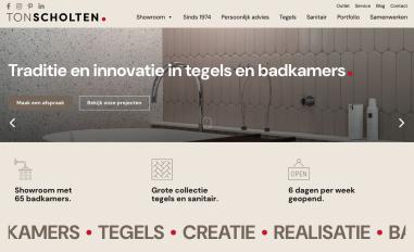 Schermafbeelding van tonscholten.nl