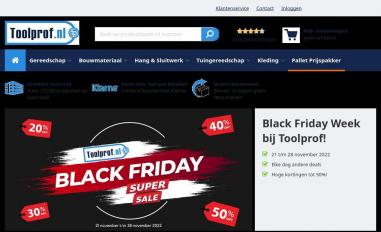 Schermafbeelding van toolprof.nl