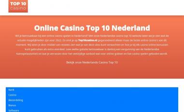 Schermafbeelding van top10casino.nl