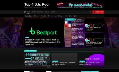 Schermafbeelding van top4djspool.com